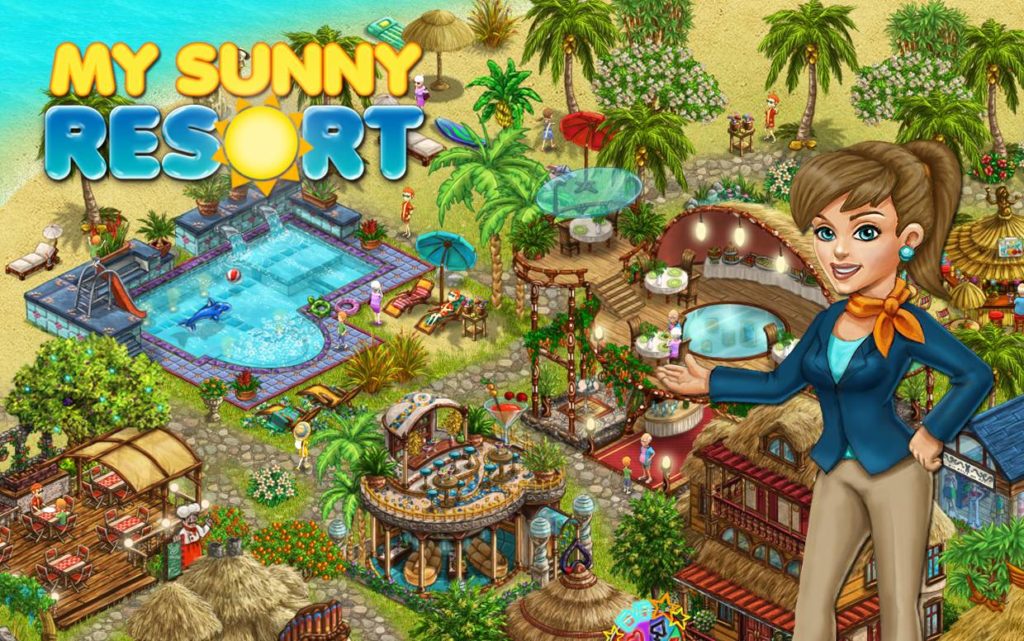 Ein browserbasiertes Wirtschaftsspiel, bei dem jeder sein eigenes Resort bauen kann.